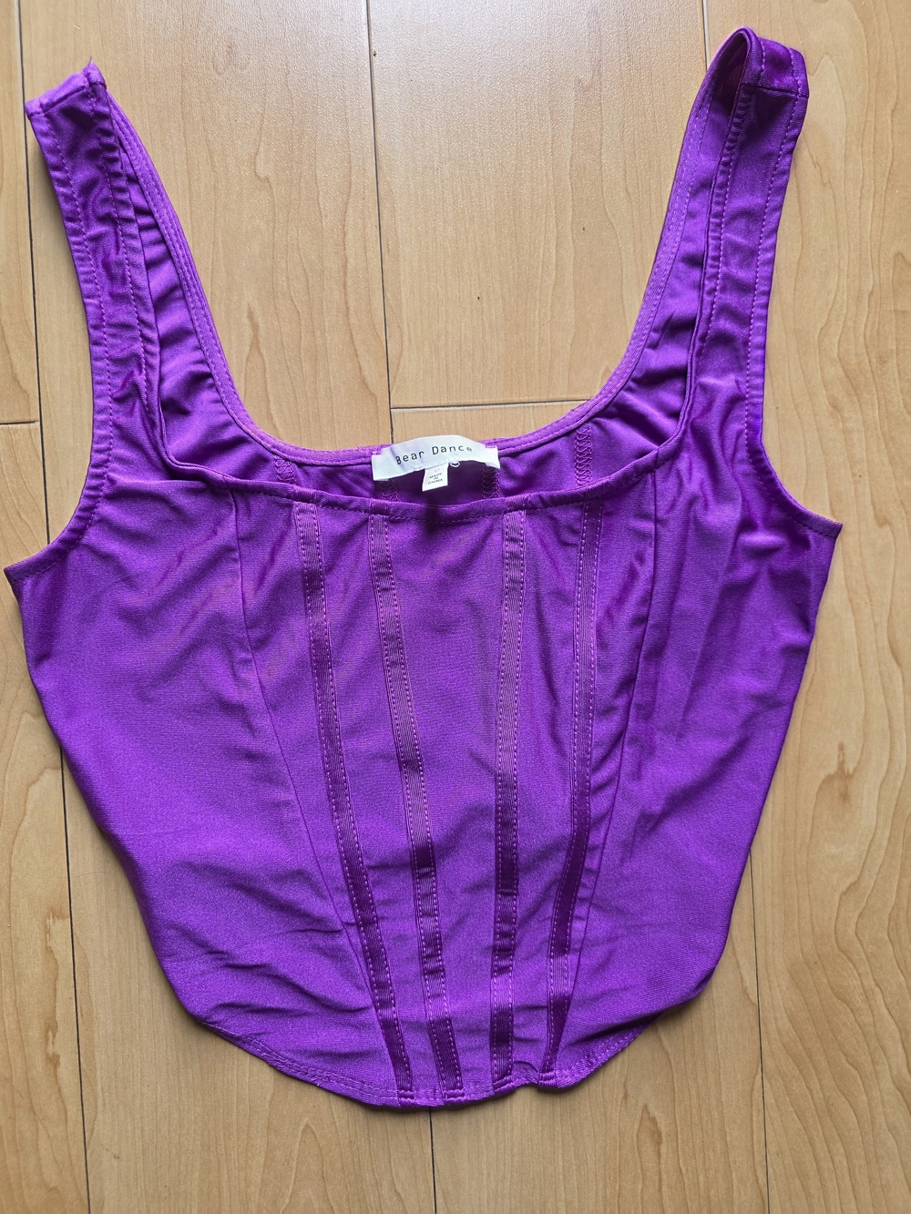 Free People Vibrant Magenta Scoop-Front Tank